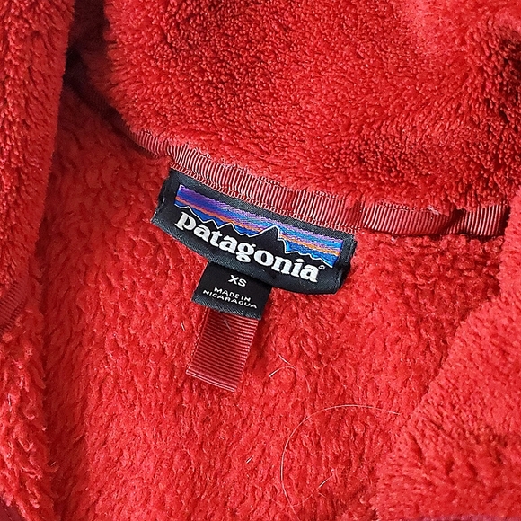 Patagonia retool snap-t fleece pullover red sweatshirt outerwear HTF XS - Picture 4 of 9